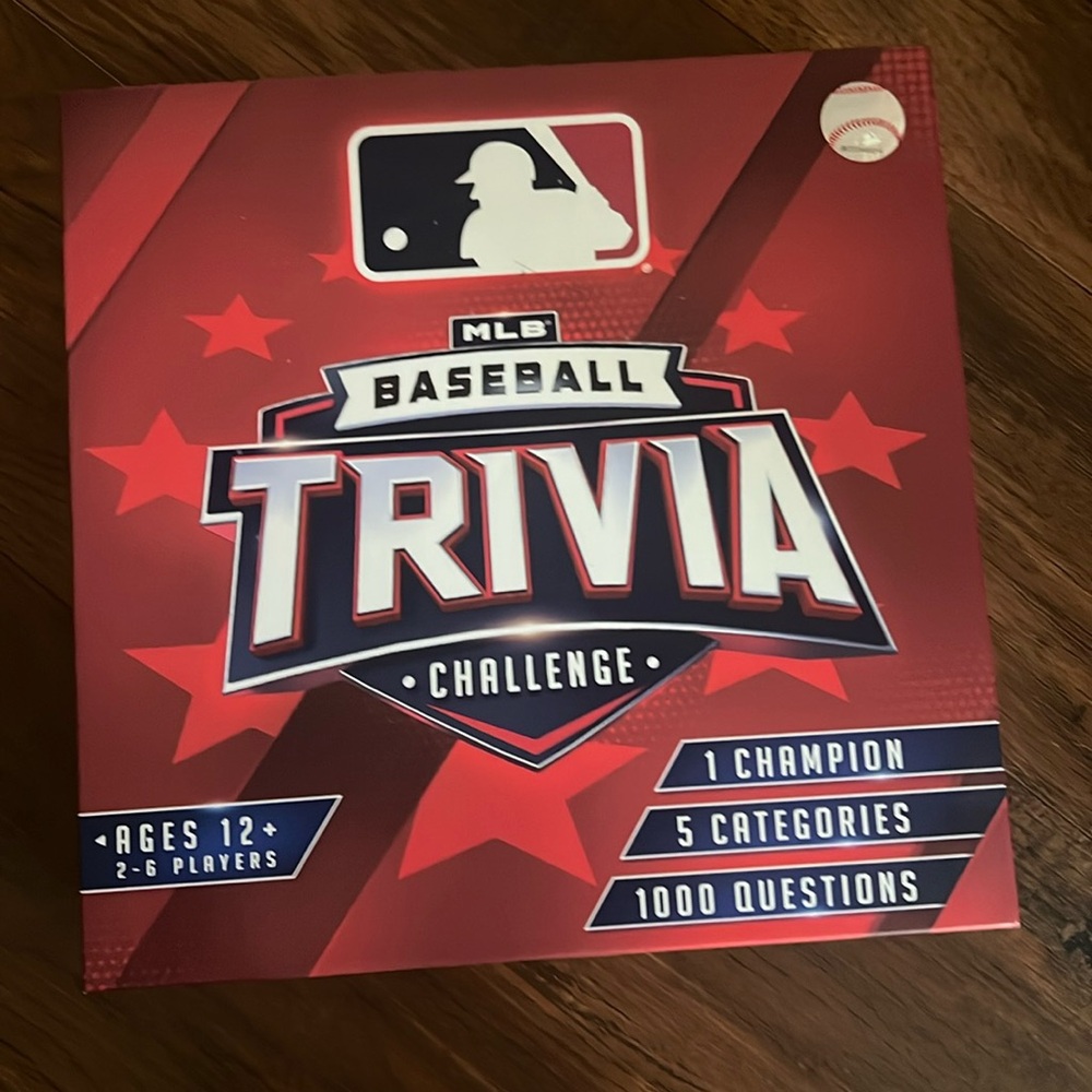 MLB Baseball Trivia Game NIB